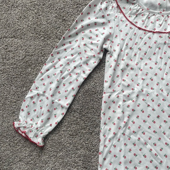 NEW Girls TBBC Ramona Ruffle Collar Shirt Floral Richmond Red- Size 8 - Picture 2 of 6